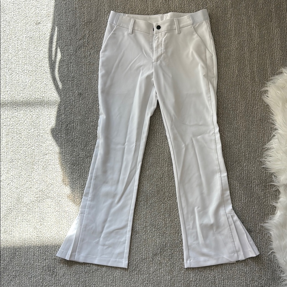 Off White Flared Pants